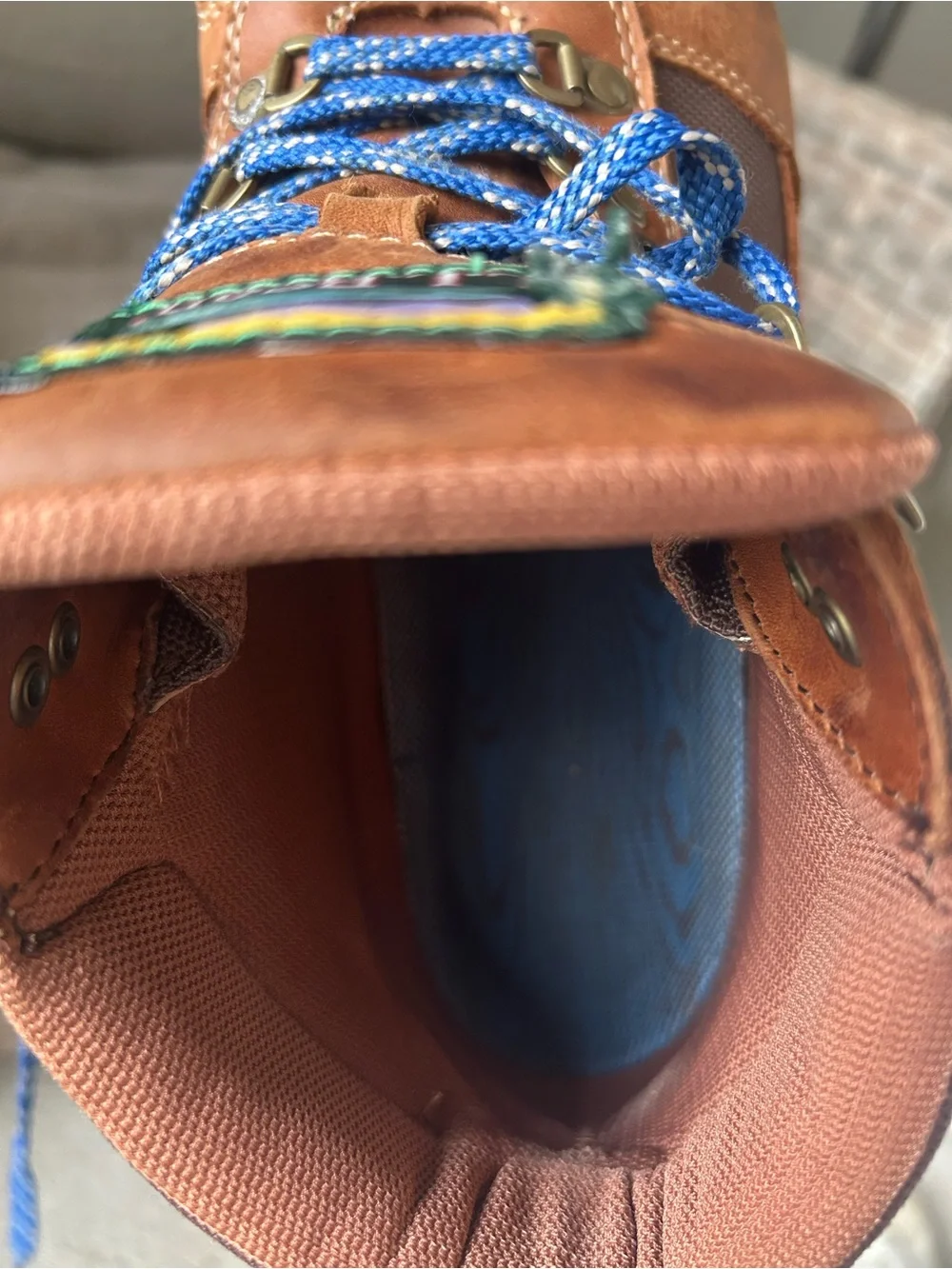 L.L. Bean Brown and Blue Men's Chukka Boots waterproof